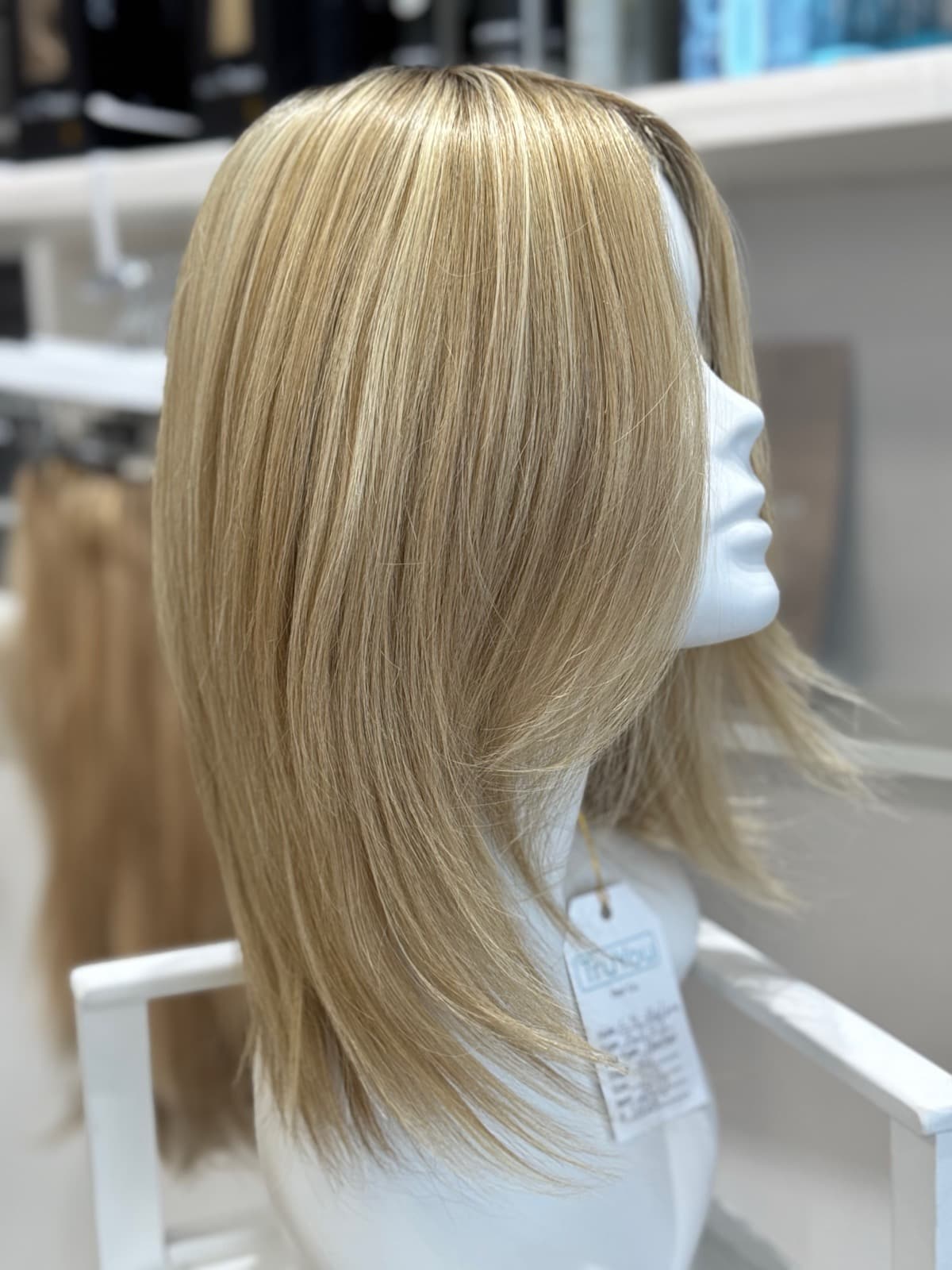 Lite Medium-Length Blonde Wig